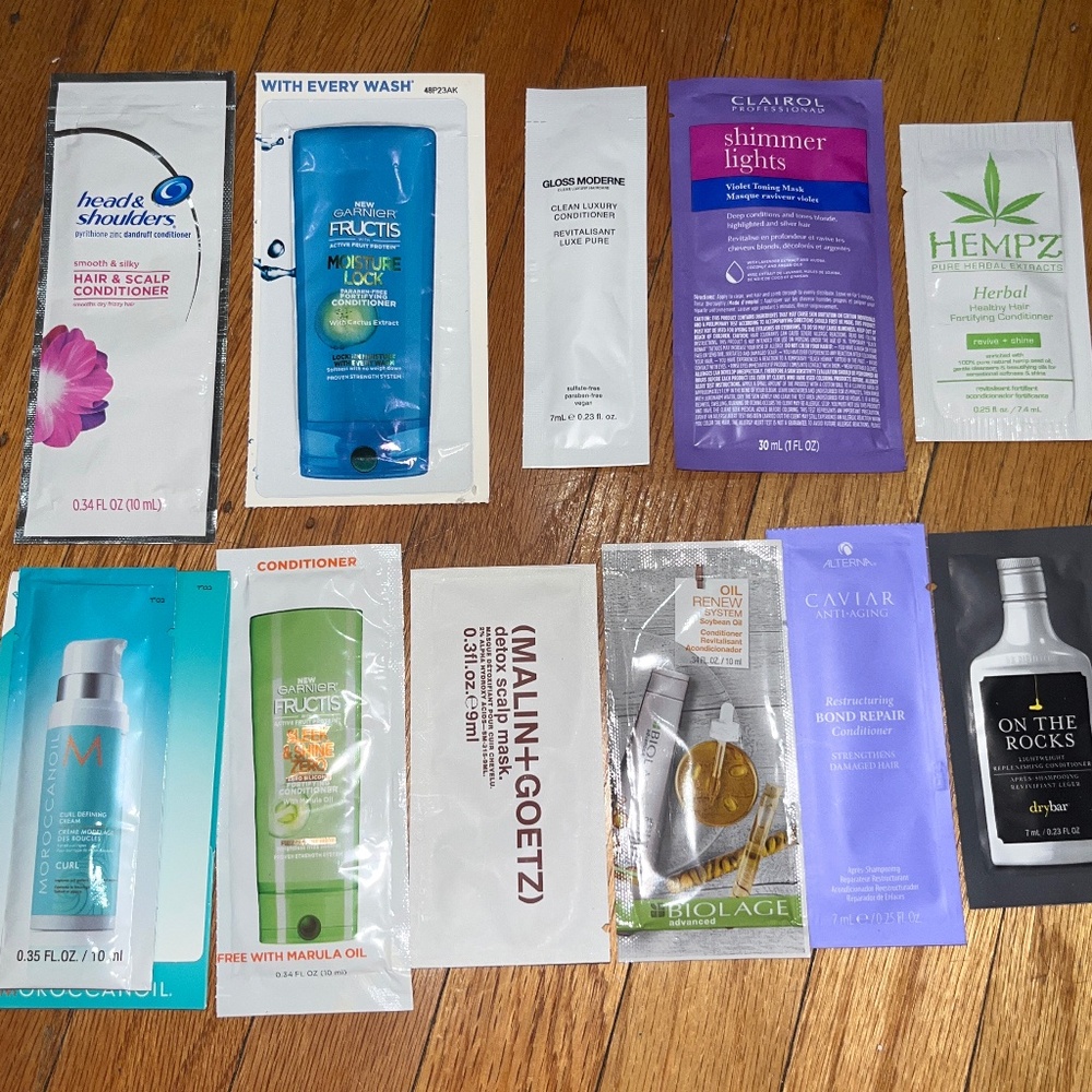 Haircare Samples 11x